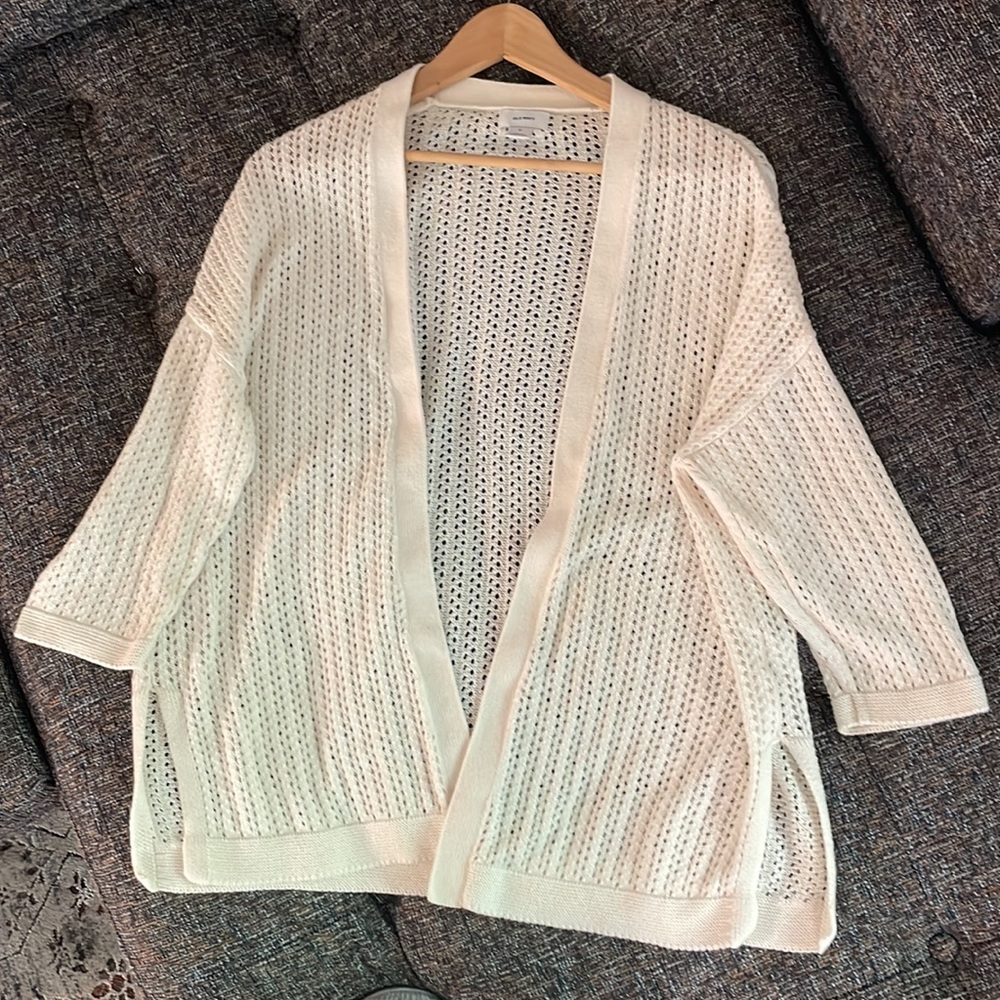 Old Navy Eyelet Cardigan Sweater